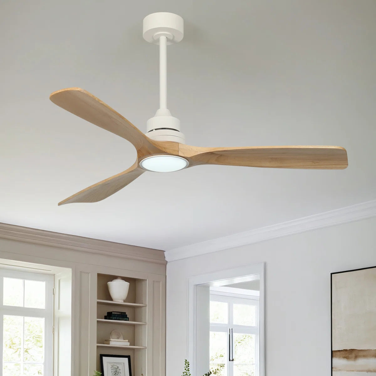 Karlena 52'' Ceiling Fan with LED Lights and Remote Control
