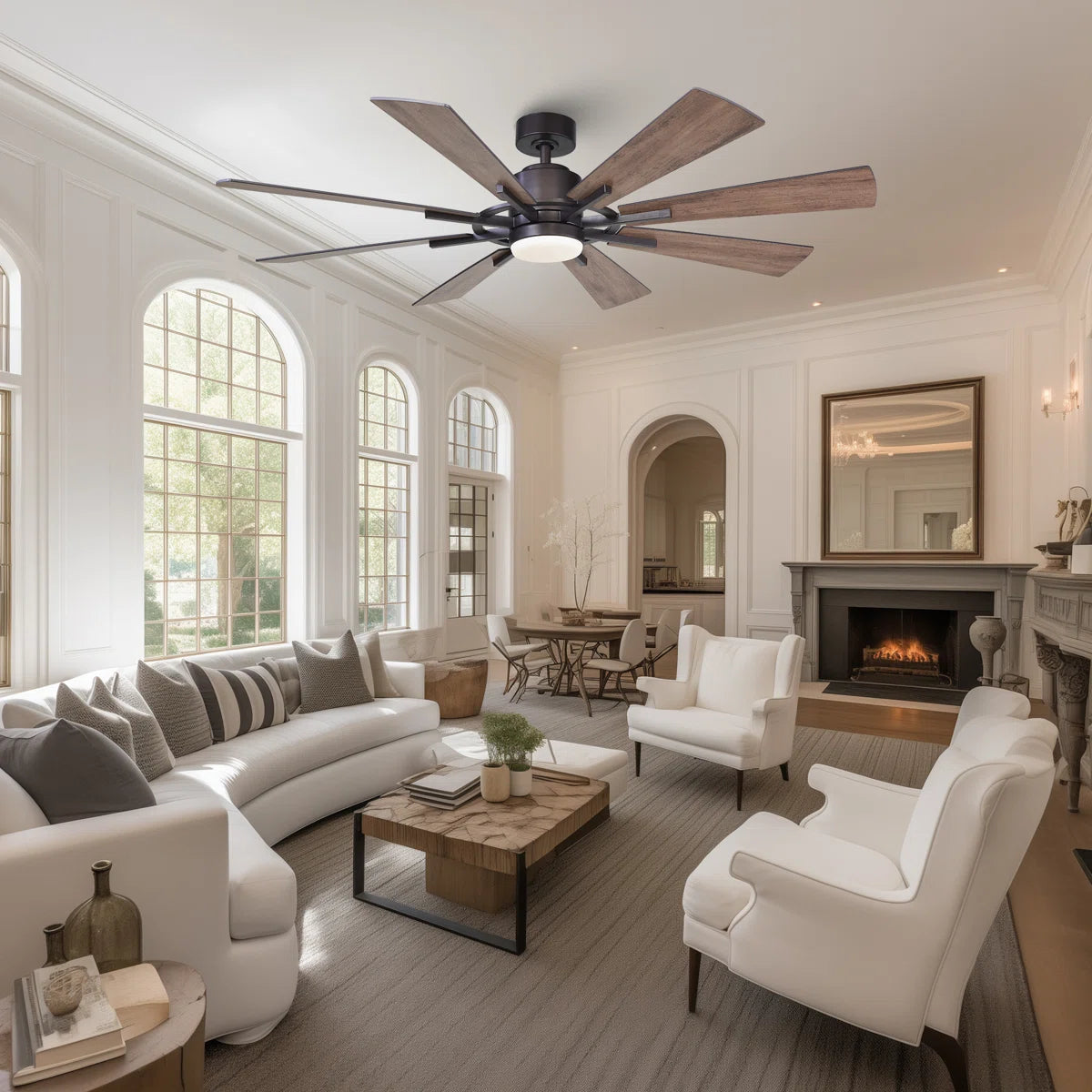 Lisa 60'' Ceiling Fan with LED Lights