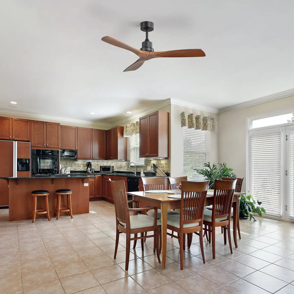 Nicola 52" 3 - Blade Standard Ceiling Fan with Remote Control